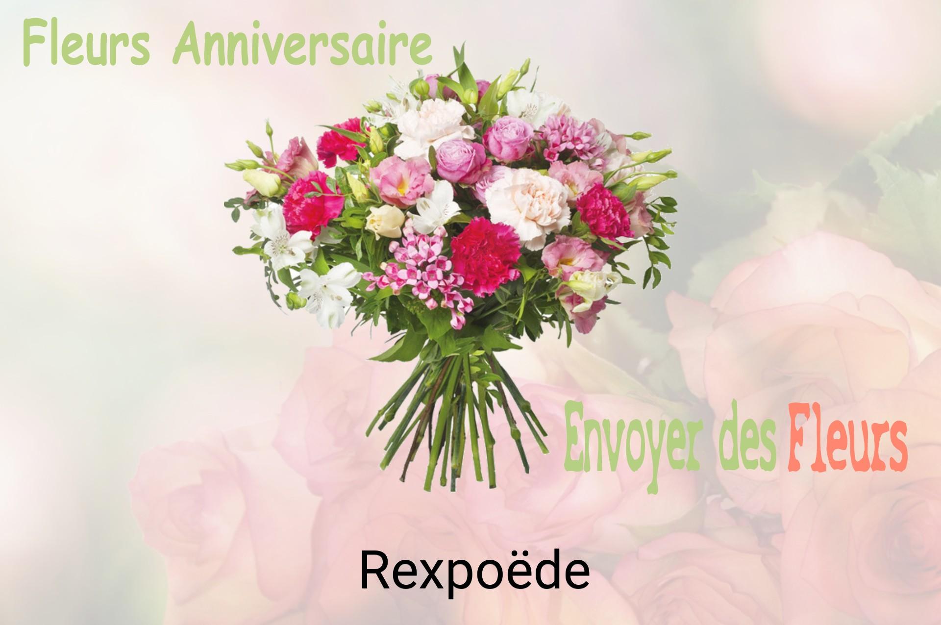 Bouquet de fleurs d’anniversaire livré à Rexpoëde